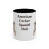 11oz American Cocker Spaniel Dog Dad Mug, Vintage Sketch Coffee Mug, Dog Dad Gift
