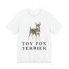Toy Fox Terrier Shirt, Vintage Dog Sketch Tee, Dog Lover Gift