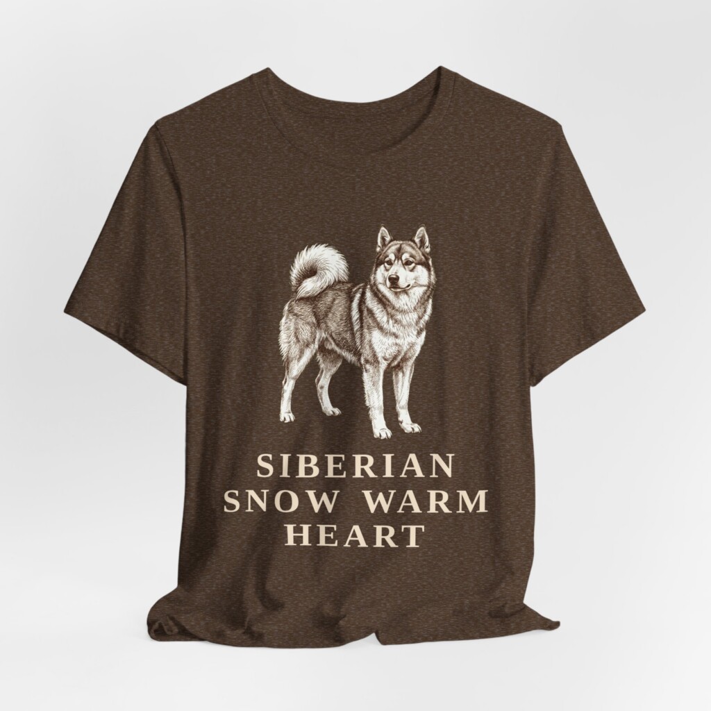 Yakutian Laika Humor Shirt, Vintage Dog Sketch Tee, Dog Humor Gift
