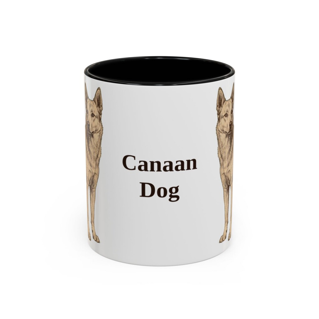 1752355465321824585_2048.jpeg 11oz Canaan Dog Mug, Vintage Dog Portrait Coffee Mug, Dog Lover Gift