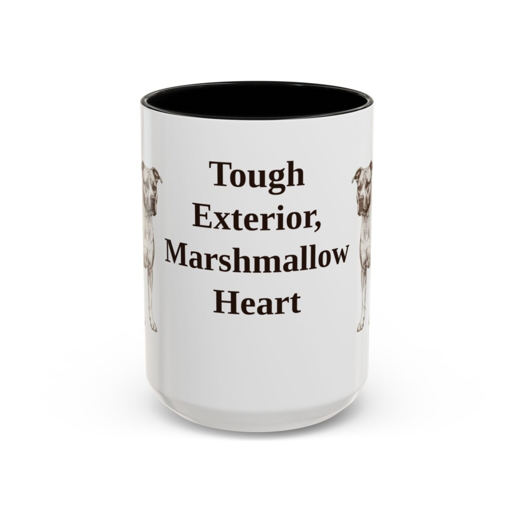 15oz Funny American Staffordshire Terrier Mug, Vintage Dog Coffee Mug, Dog Lover Gift