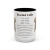 1765224536773441246_2048.jpeg 15oz Bearded Collie Mug, Illustrated Dog Breed Facts Coffee Mug, Vintage Dog Keepsake Gift