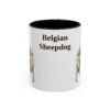 11oz Belgian Sheepdog Mug, Vintage Dog Portrait Coffee Mug, Dog Lover Gift