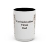15oz Czechoslovakian Vlciak Dog Dad Mug, Vintage Sketch Coffee Mug, Dog Dad Gift
