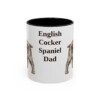 11oz English Cocker Spaniel Dog Dad Mug, Vintage Sketch Coffee Mug, Dog Dad Gift