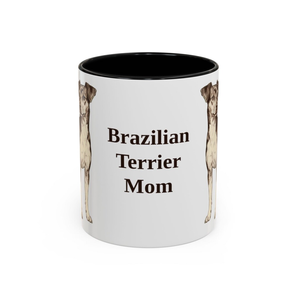 18014013892768568621_2048.jpeg 11oz Brazilian Terrier Dog Mom Mug, Vintage Sketch Coffee Mug, Dog Mom Gift