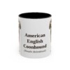 11oz American English Coonhound Latin Mug, Vintage Dog Coffee Mug, Dog Lover Gift