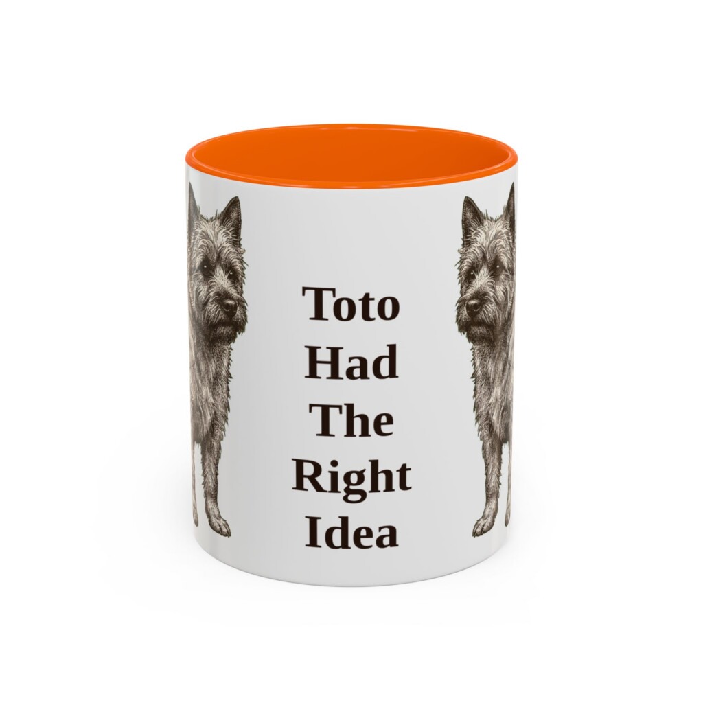18175299397894075870_2048.jpeg 11oz Funny Cairn Terrier Mug, Vintage Dog Coffee Mug, Dog Lover Gift