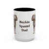 15oz Boykin Spaniel Dog Dad Mug, Vintage Sketch Coffee Mug, Dog Dad Gift