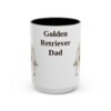 18354348169183407464_2048.jpeg 15oz Golden Retriever Dog Dad Mug, Vintage Sketch Coffee Mug, Dog Dad Gift
