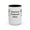 18363470380066945909_2048.jpeg 15oz American Foxhound Dog Mom Mug, Vintage Sketch Coffee Mug, Dog Mom Gift