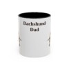11oz Dachshund Dog Dad Mug, Vintage Sketch Coffee Mug, Dog Dad Gift