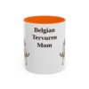 11oz Belgian Tervuren Dog Mom Mug, Vintage Sketch Coffee Mug, Dog Mom Gift