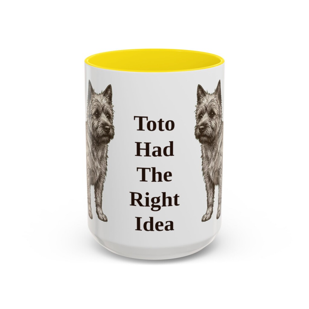 18410497911844394074_2048.jpeg 15oz Funny Cairn Terrier Mug, Vintage Dog Coffee Mug, Dog Lover Gift