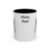 11oz Akita Dog Dad Mug, Vintage Sketch Coffee Mug, Dog Dad Gift