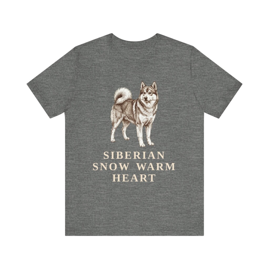 Yakutian Laika Humor Shirt, Vintage Dog Sketch Tee, Dog Humor Gift