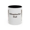 11oz Affenpinscher Dog Dad Mug, Vintage Sketch Coffee Mug, Dog Dad Gift