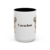 15oz Cavachon Mug, Vintage Dog Portrait Coffee Mug, Dog Lover Gift