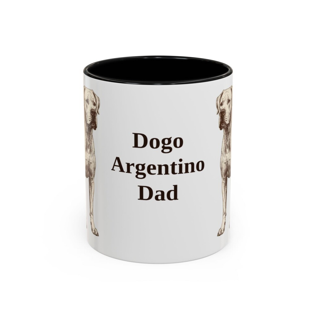 2077878831600601028_2048.jpeg 11oz Dogo Argentino Dog Dad Mug, Vintage Sketch Coffee Mug, Dog Dad Gift