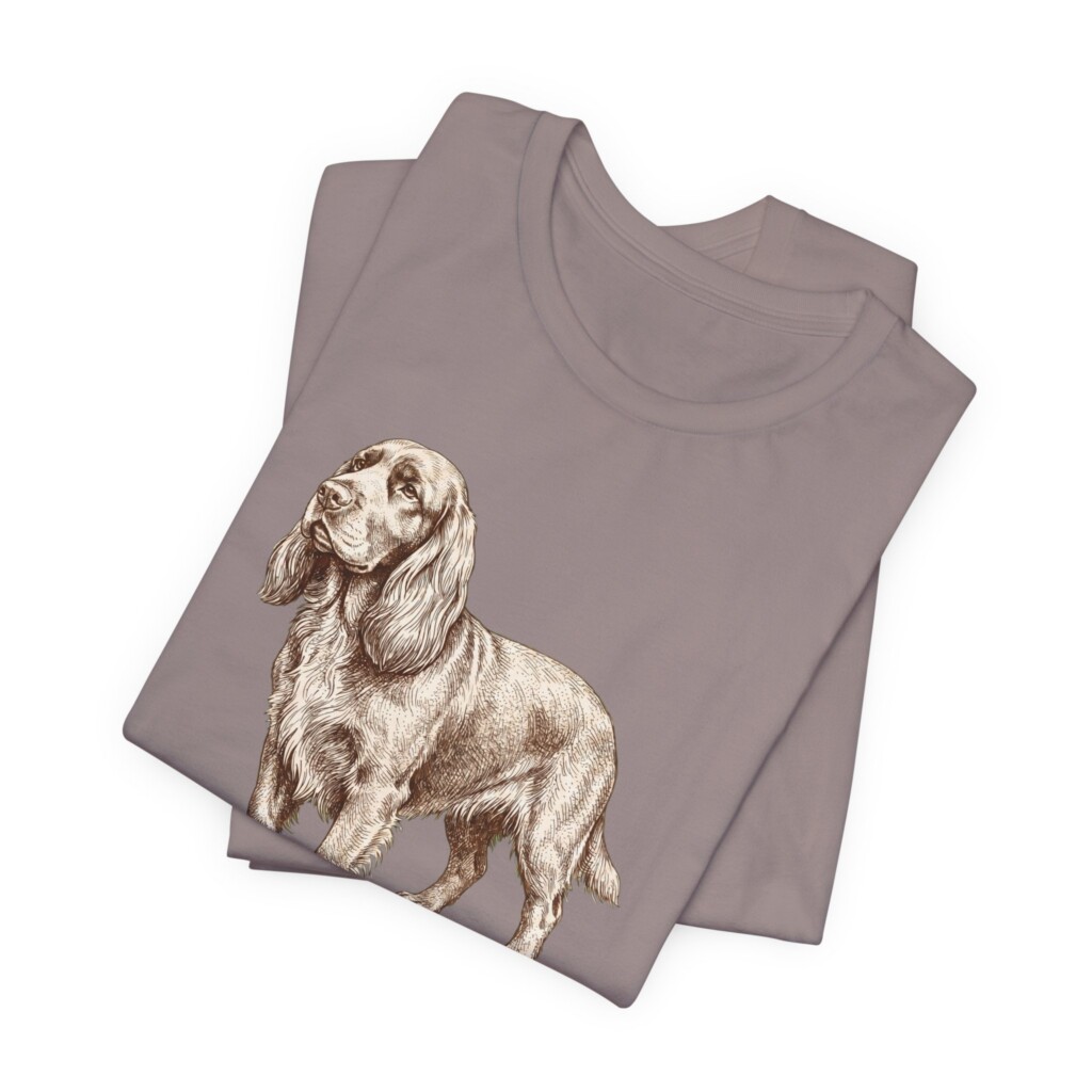 209968716087253087_2048.jpeg Sussex Spaniel Mom Shirt, Vintage Dog Sketch Tee, Dog Mom Gift