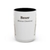 15oz Boxer Latin Mug, Vintage Dog Coffee Mug, Dog Lover Gift