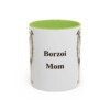11oz Borzoi Dog Mom Mug, Vintage Sketch Coffee Mug, Dog Mom Gift