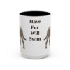 15oz Funny American Water Spaniel Mug, Vintage Dog Coffee Mug, Dog Lover Gift