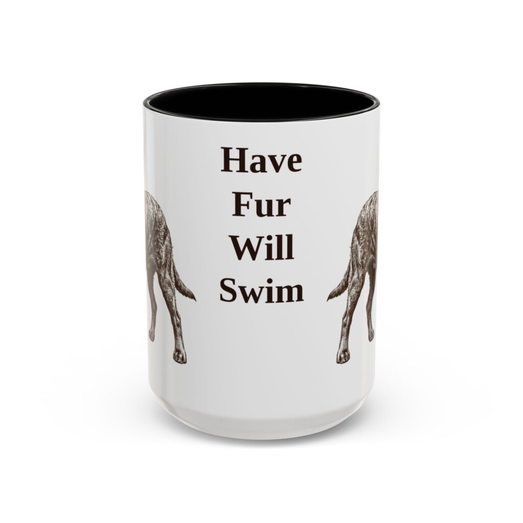 15oz Funny American Water Spaniel Mug, Vintage Dog Coffee Mug, Dog Lover Gift