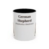 11oz German Shepherd Latin Mug, Vintage Dog Coffee Mug, Dog Lover Gift