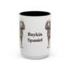 15oz Boykin Spaniel Mug, Vintage Dog Portrait Coffee Mug, Dog Lover Gift