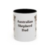 11oz Australian Shepherd Dog Dad Mug, Vintage Sketch Coffee Mug, Dog Dad Gift