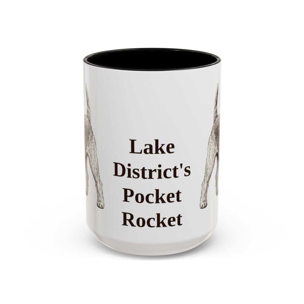 15oz Funny Lakeland Terrier Mug, Vintage Dog Coffee Mug, Dog Lover Gift