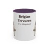 11oz Belgian Tervuren Latin Mug, Vintage Dog Coffee Mug, Dog Lover Gift