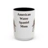 15oz American Water Spaniel Dog Mom Mug, Vintage Sketch Coffee Mug, Dog Mom Gift