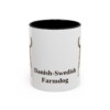 11oz Danish-Swedish Farmdog Mug, Vintage Dog Portrait Coffee Mug, Dog Lover Gift