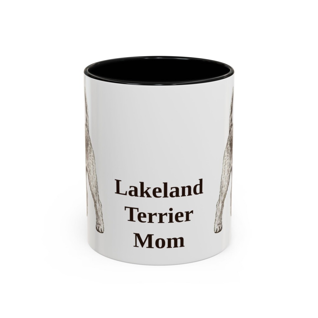 2704170036360775776_2048.jpeg 11oz Lakeland Terrier Dog Mom Mug, Vintage Sketch Coffee Mug, Dog Mom Gift