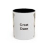 11oz Great Dane Mug, Vintage Dog Portrait Coffee Mug, Dog Lover Gift