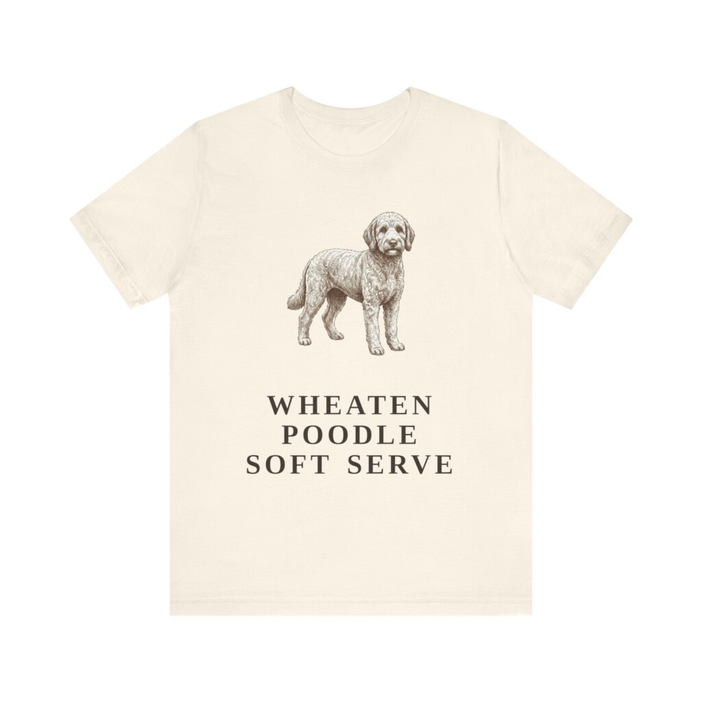 Whoodle Humor Shirt, Vintage Dog Sketch Tee, Dog Humor Gift