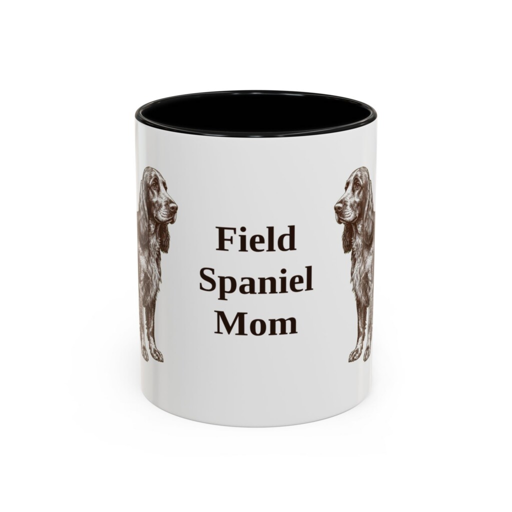 11oz Field Spaniel Dog Mom Mug, Vintage Sketch Coffee Mug, Dog Mom Gift