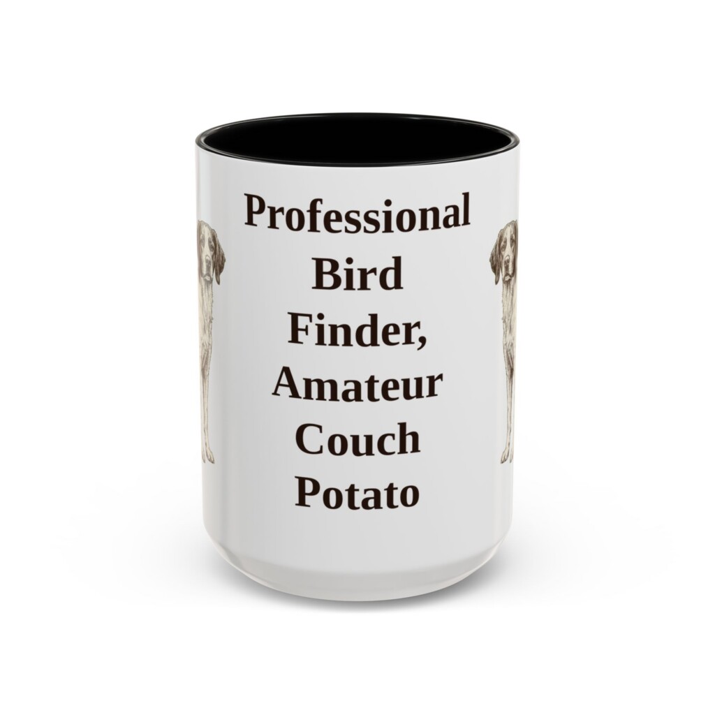 2921926387372454888_2048.jpeg 15oz Funny Brittany Mug, Vintage Dog Coffee Mug, Dog Lover Gift