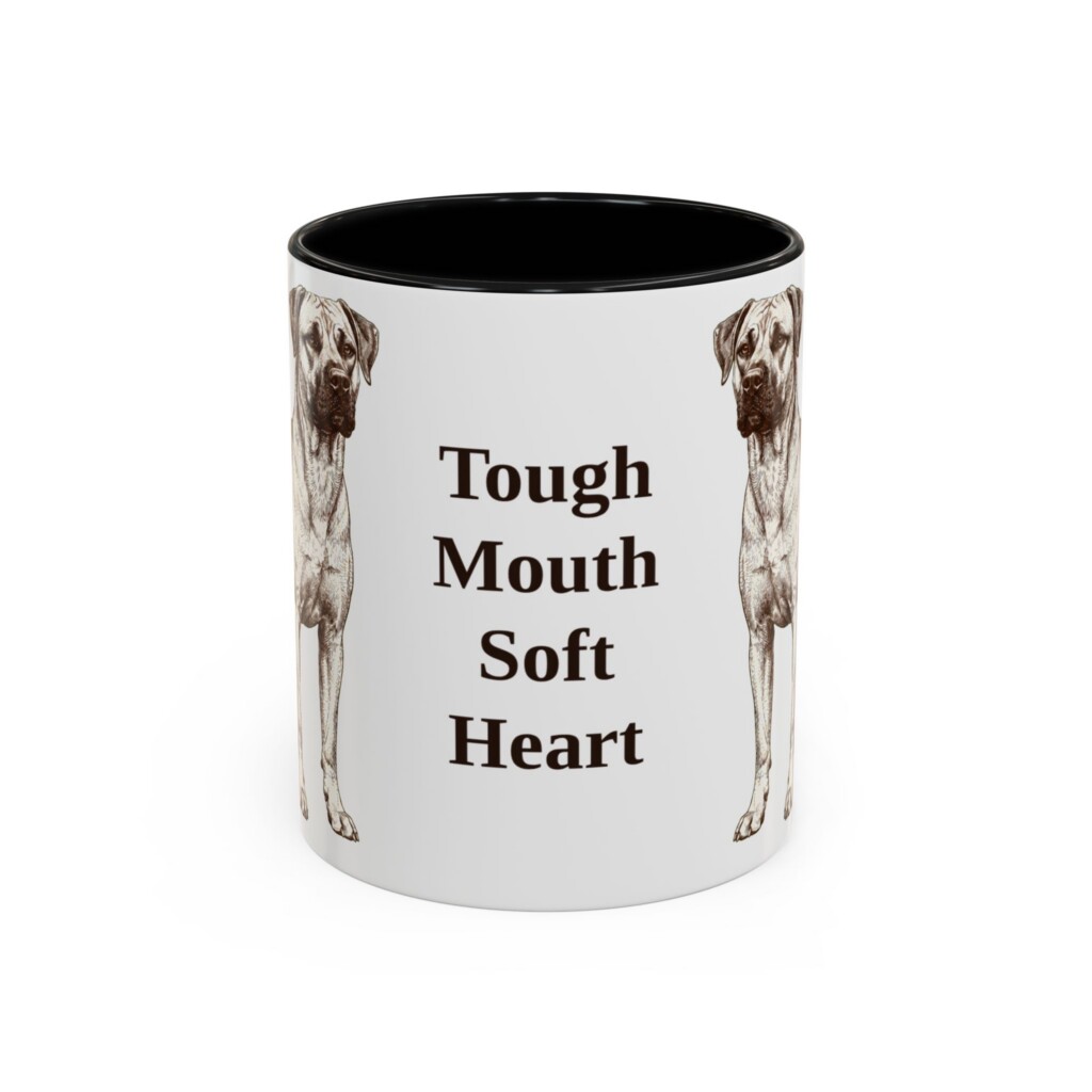 11oz Funny Black Mouth Cur Mug, Vintage Dog Coffee Mug, Dog Lover Gift