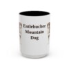 2937053516366206952_2048.jpeg 15oz Entlebucher Mountain Dog Mug, Vintage Dog Portrait Coffee Mug, Dog Lover Gift