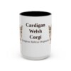 294854223410482841_2048.jpeg 15oz Cardigan Welsh Corgi Latin Mug, Vintage Dog Coffee Mug, Dog Lover Gift