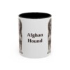 11oz Afghan Hound Mug, Vintage Dog Portrait Coffee Mug, Dog Lover Gift