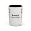 15oz Basenji Latin Mug, Vintage Dog Coffee Mug, Dog Lover Gift