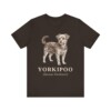 Yorkipoo Latin Shirt, Vintage Dog Sketch Tee, Dog Latin Gift