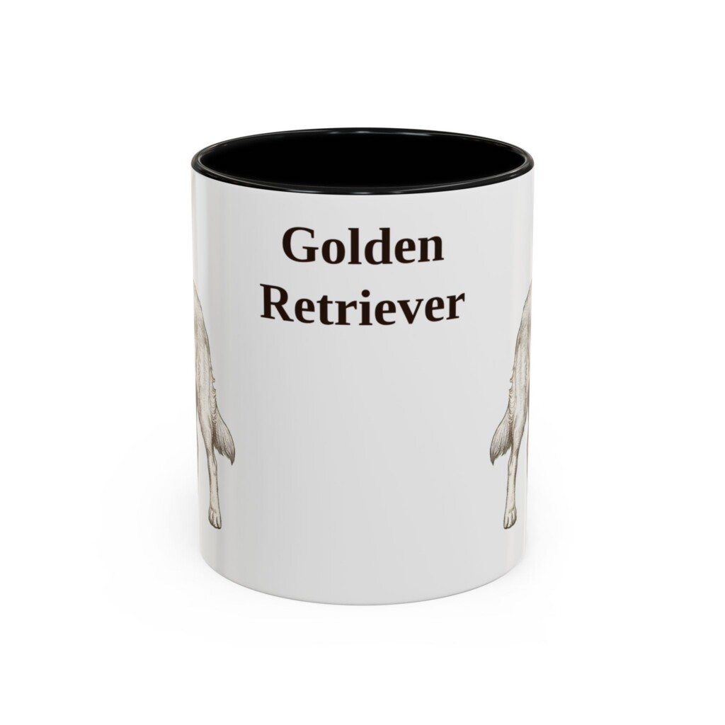 3291993357999009474_2048.jpeg 11oz Golden Retriever Mug, Vintage Dog Portrait Coffee Mug, Dog Lover Gift