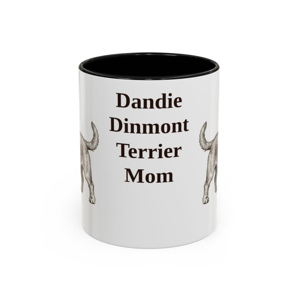 3293454423982046254_2048.jpeg 11oz Dandie Dinmont Terrier Dog Mom Mug, Vintage Sketch Coffee Mug, Dog Mom Gift