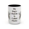 15oz Funny Bergamasco Sheepdog Mug, Vintage Dog Coffee Mug, Dog Lover Gift