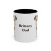 11oz Brittany Dog Dad Mug, Vintage Sketch Coffee Mug, Dog Dad Gift